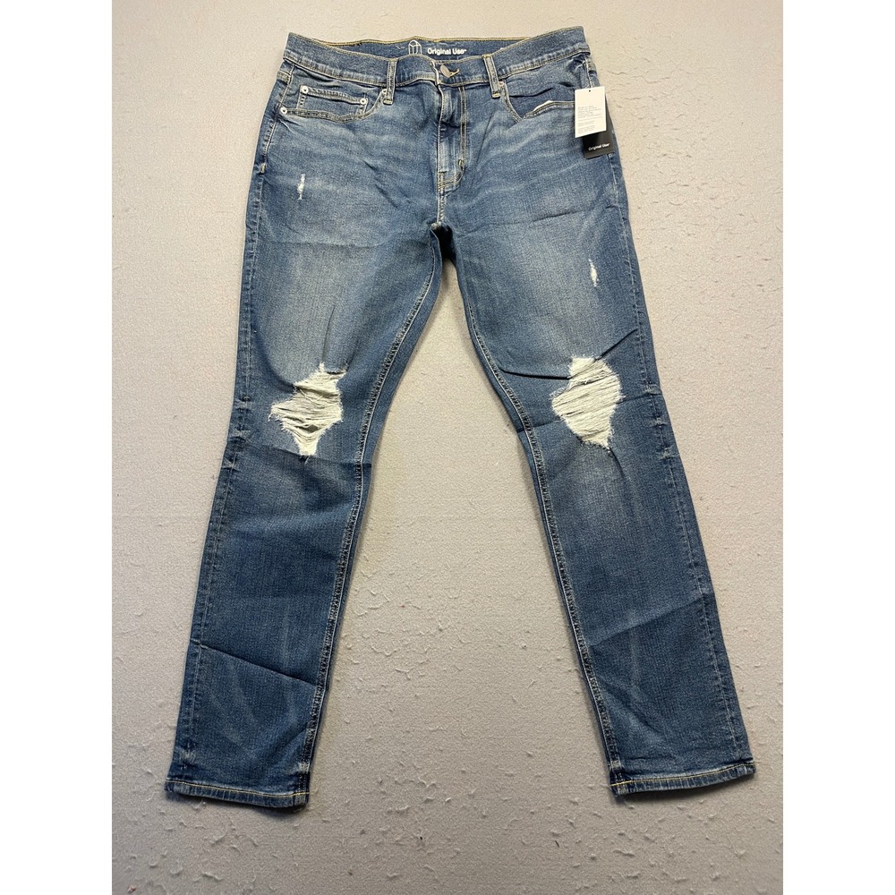 Original Use Slim Taper Denim Jeans Blue 34x32 Mens